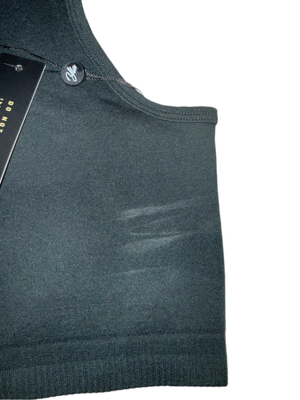 YoungLA W4273 Motion Seamless Tank Carbon Green Medium NWT - Picture 3 of 5